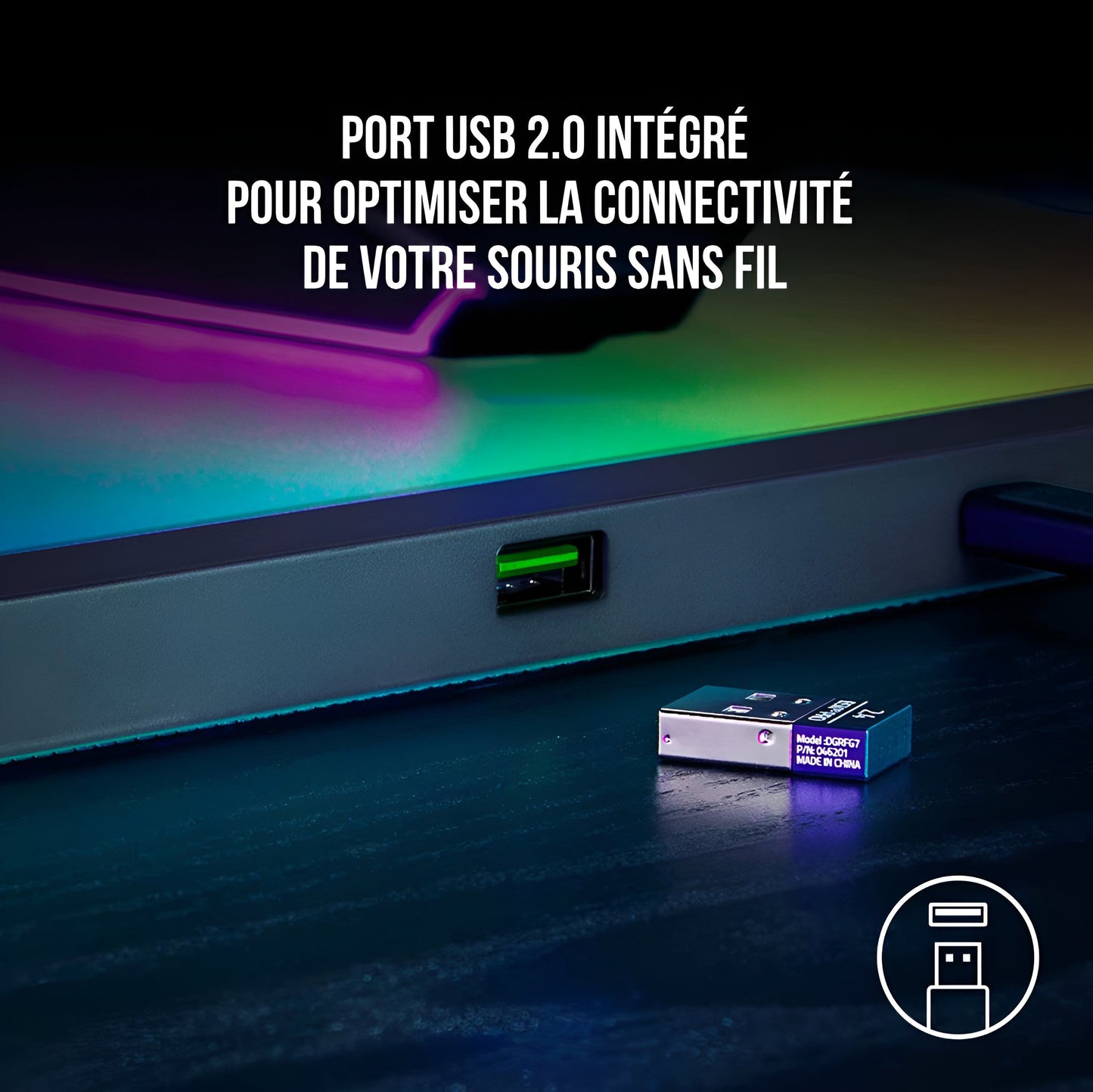 Tapis de Souris Entièrement Éclairé