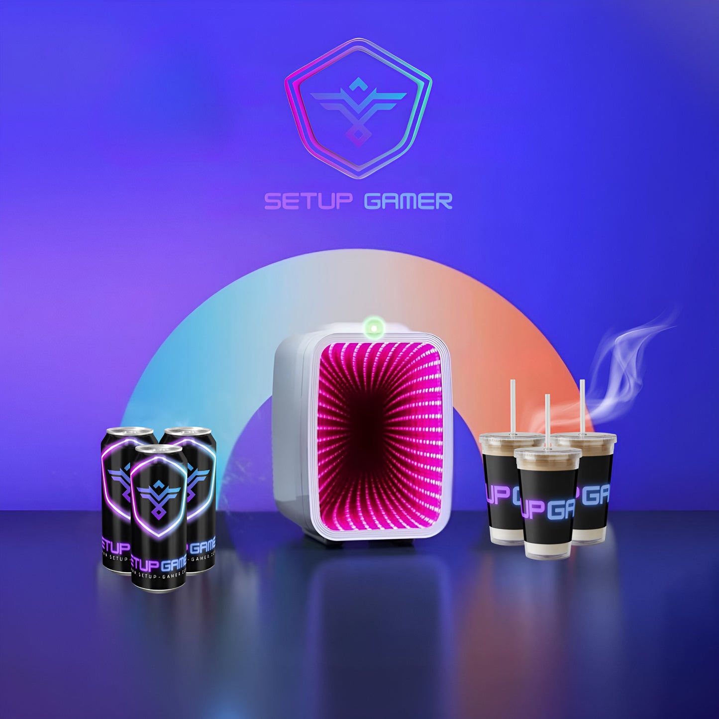 Mini Réfrigérateur Led - By SetupGamer™